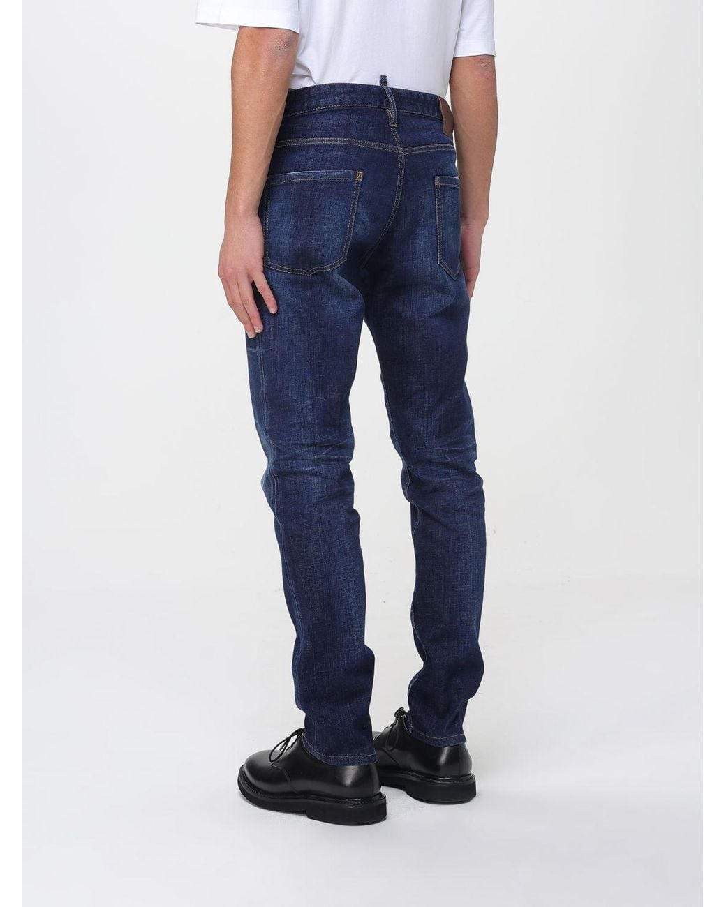 Jeans Teddy Skinny Fit di DSquared² in Blue da Uomo