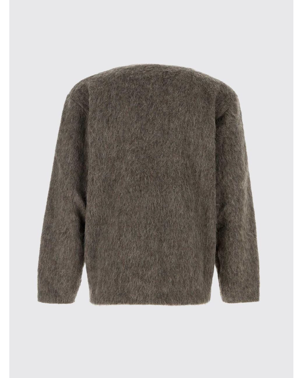 Our Legacy Gray V-Neck Cardigan for men