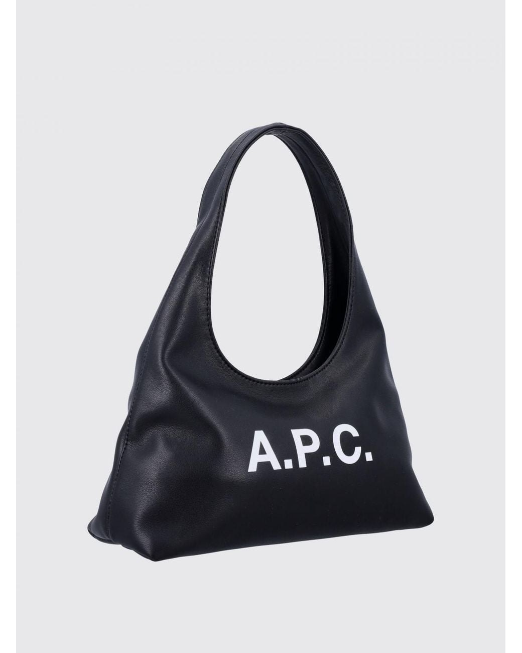 A.P.C. Black Ninon Synthetic Leather Bag