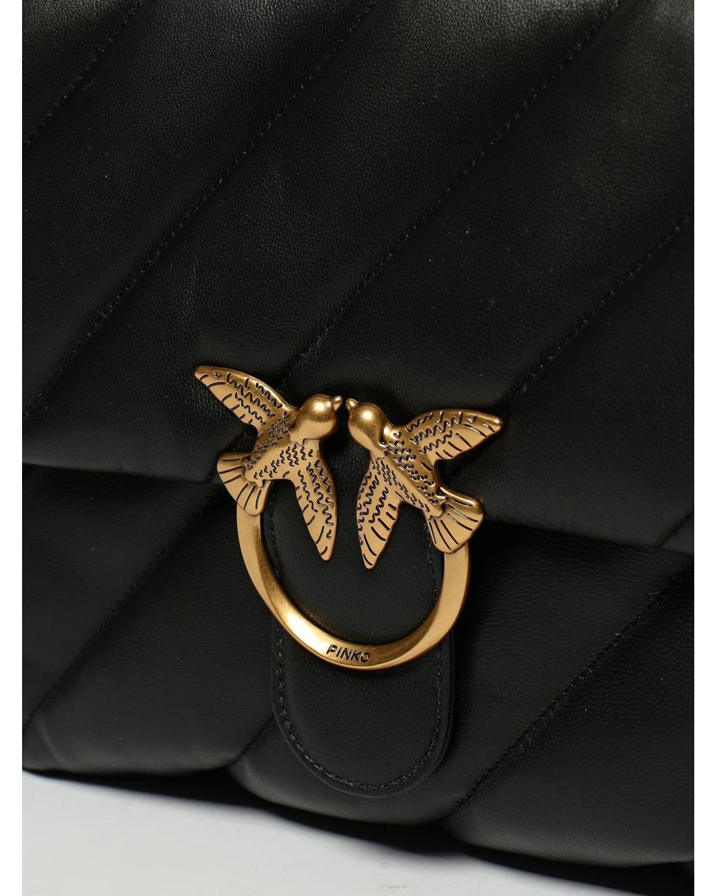Pinko Black Leather Bag