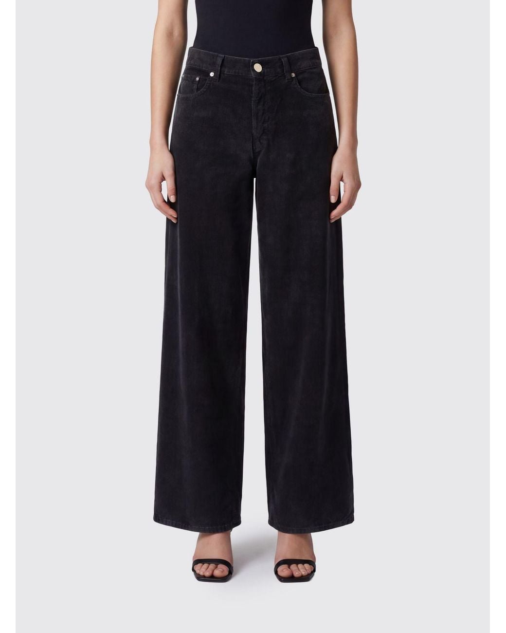 Haikure Black Bethany Wide-Leg Trousers