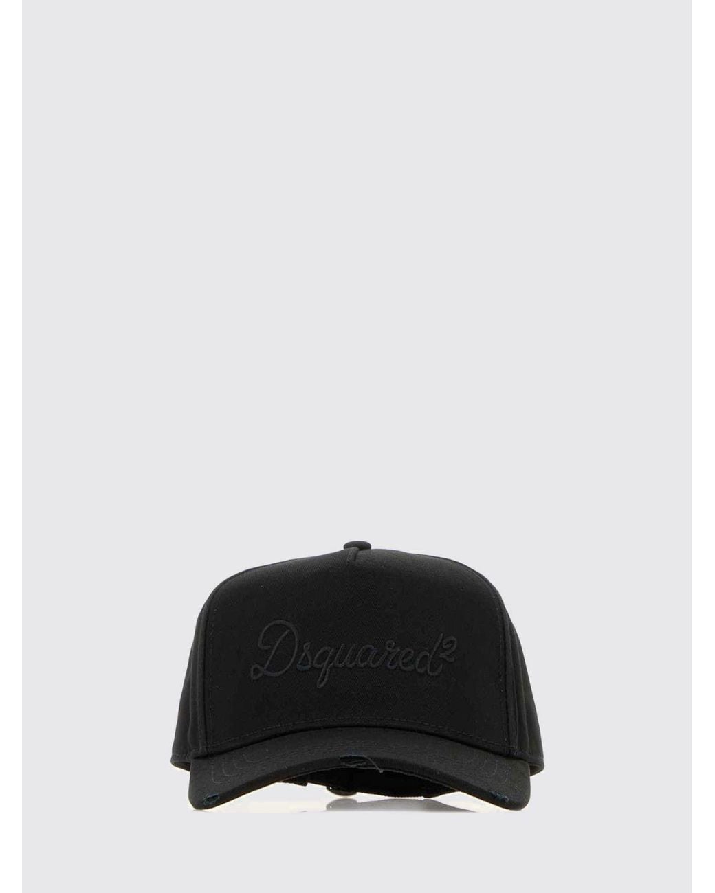 DSquared² Baseballkappe Aus Baumwolle Mit Ton-In-Ton Gesticktem Logo in Black für Herren