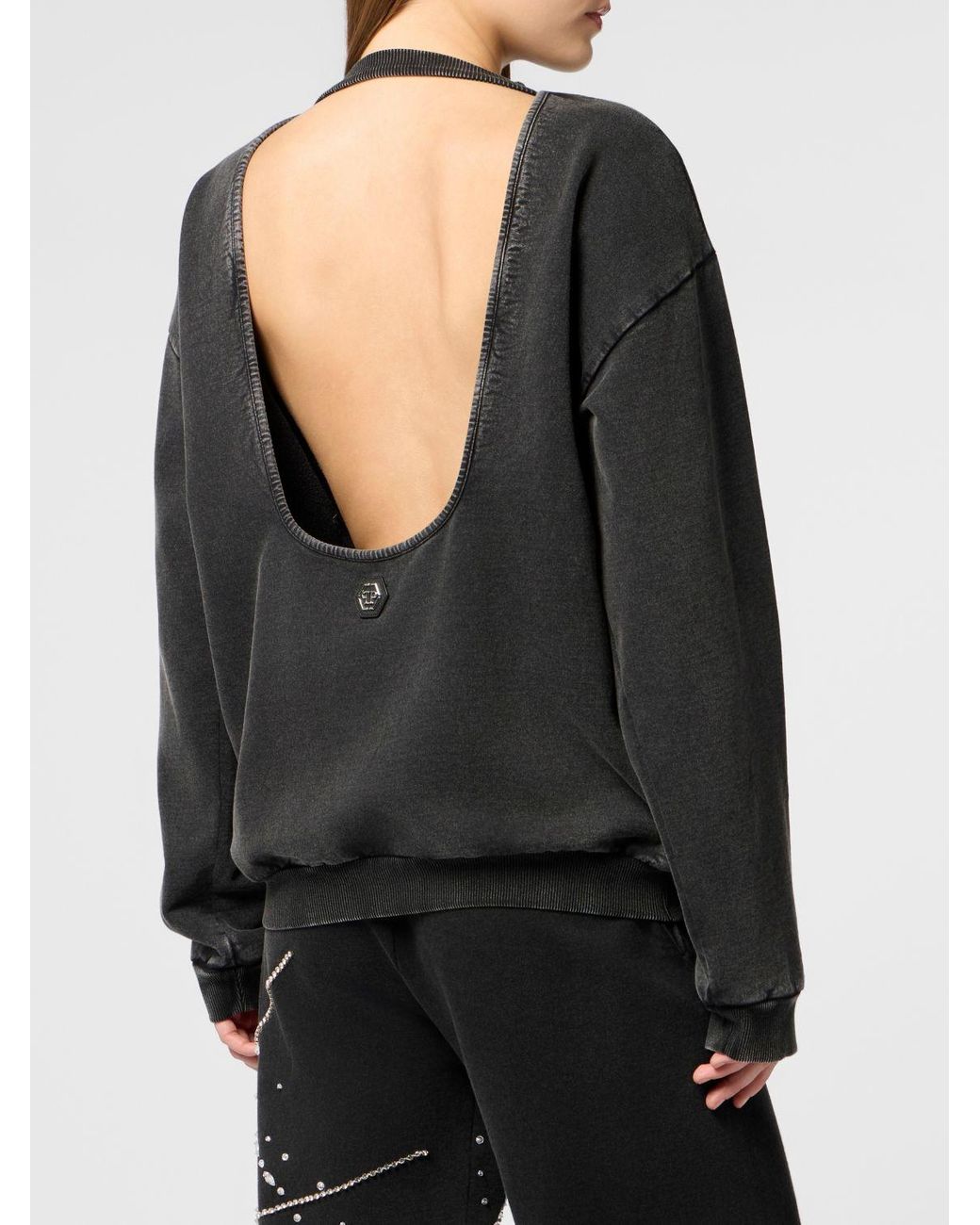 Philipp Plein Black Sweatshirt