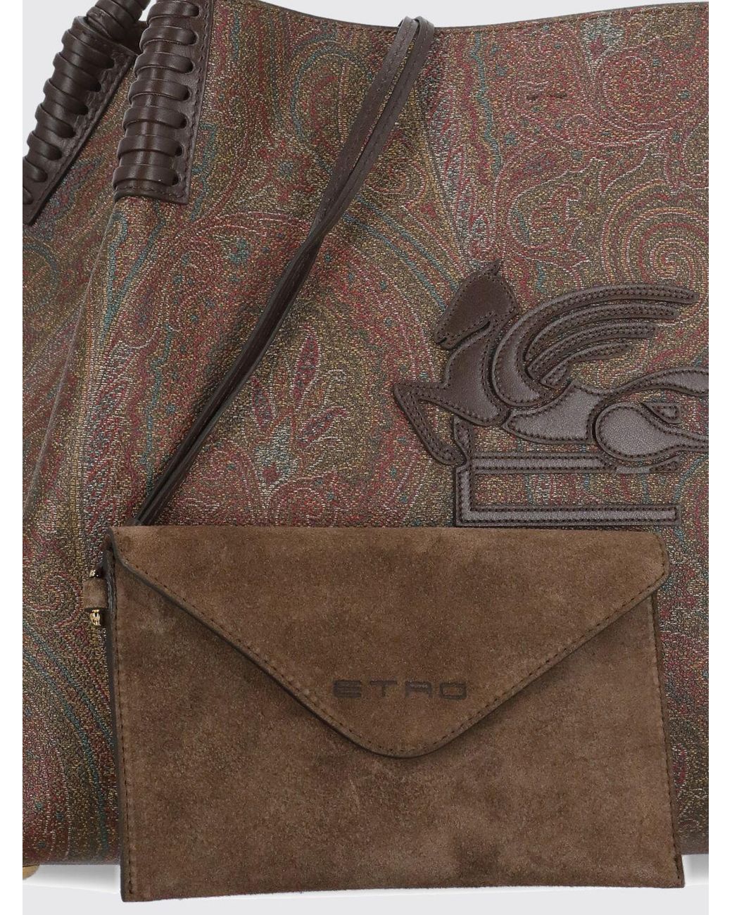 Etro Brown Shoulder Bag
