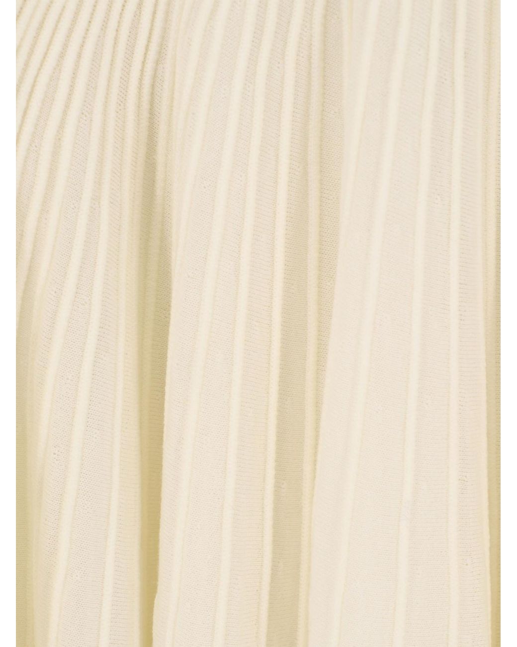 Alaïa Natural Wool Knit Dress