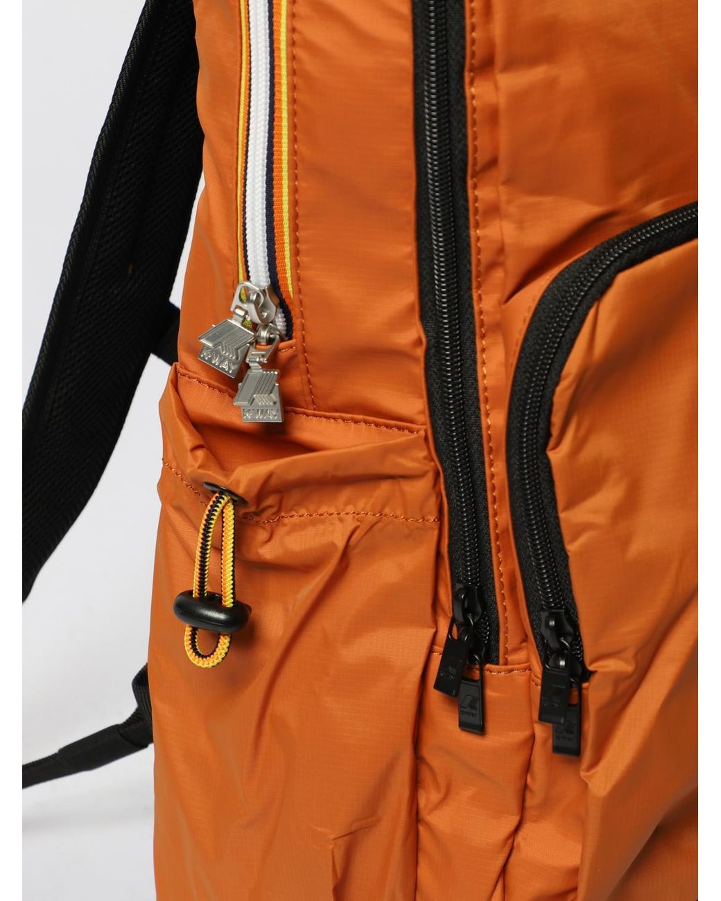 K-Way Orange Backpack for men