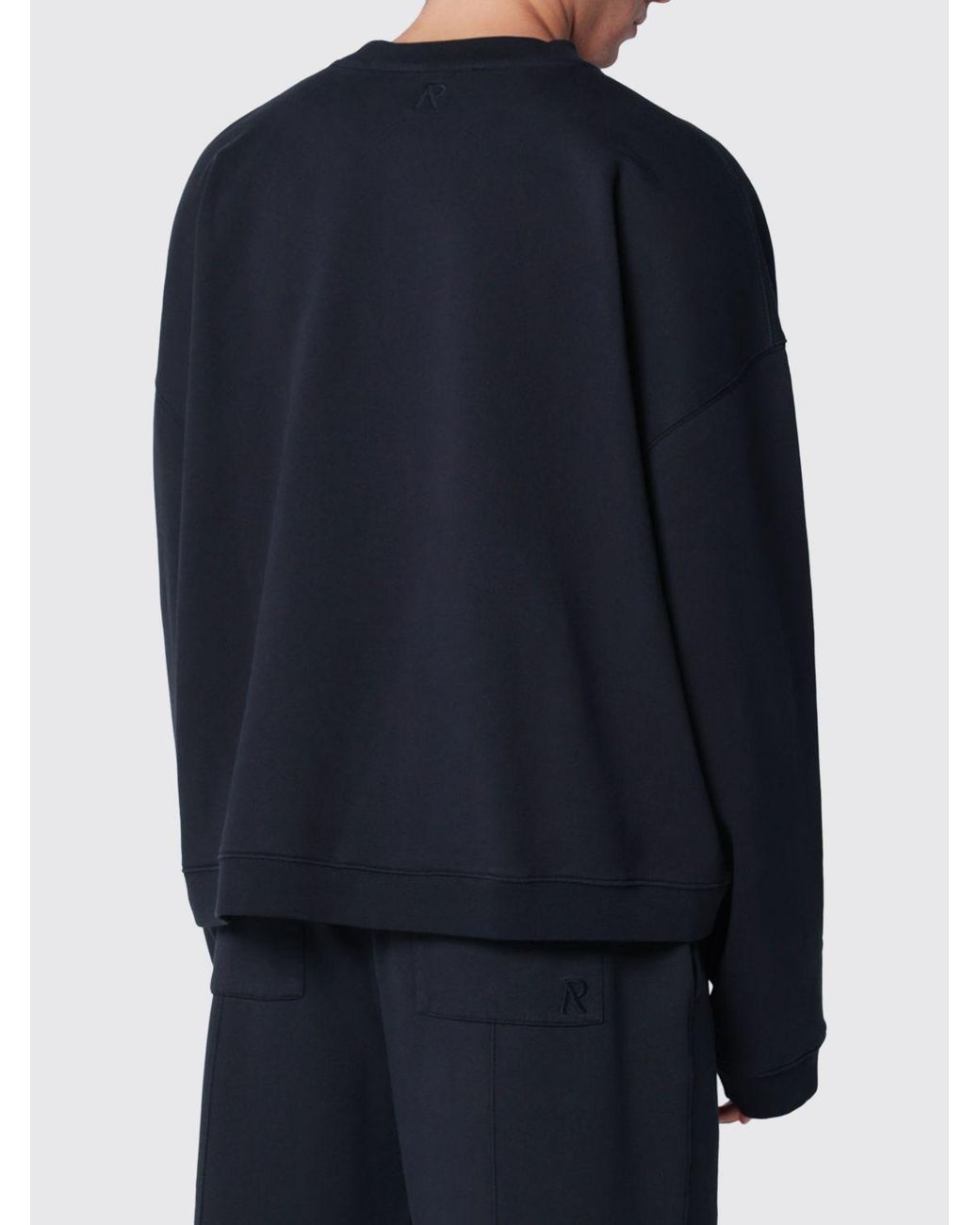 Represent Blue Relaxed Fit Crewneck Jumper for men