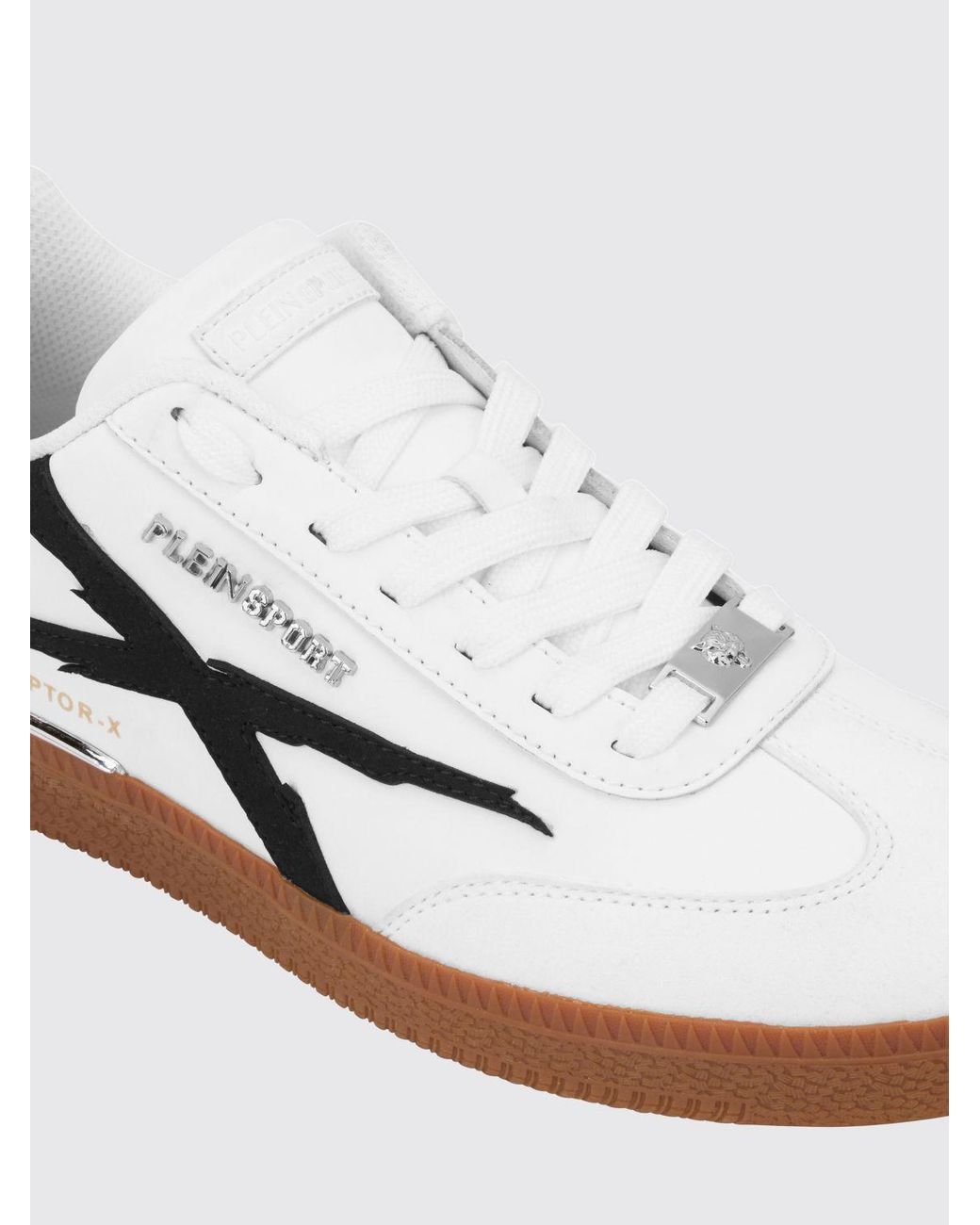 Philipp Plein White Raptor-X Leather Sneakers for men