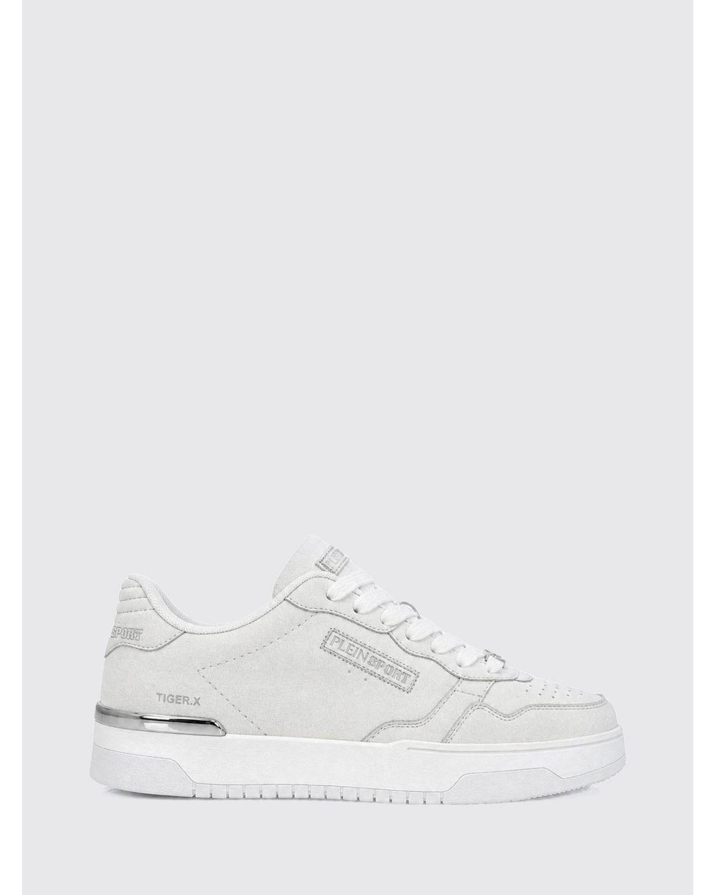 Philipp Plein White Viper Ii Nubuck Sneakers for men