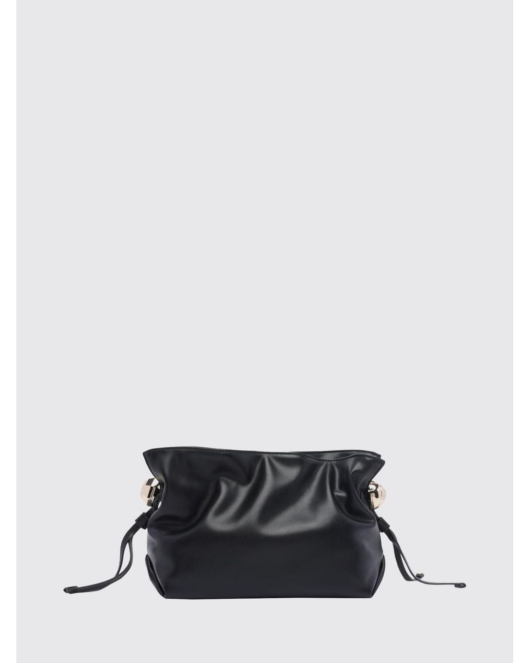 Liu Jo White Riccy Small Bucket Bag With Metal Mesh Shoulder Strap