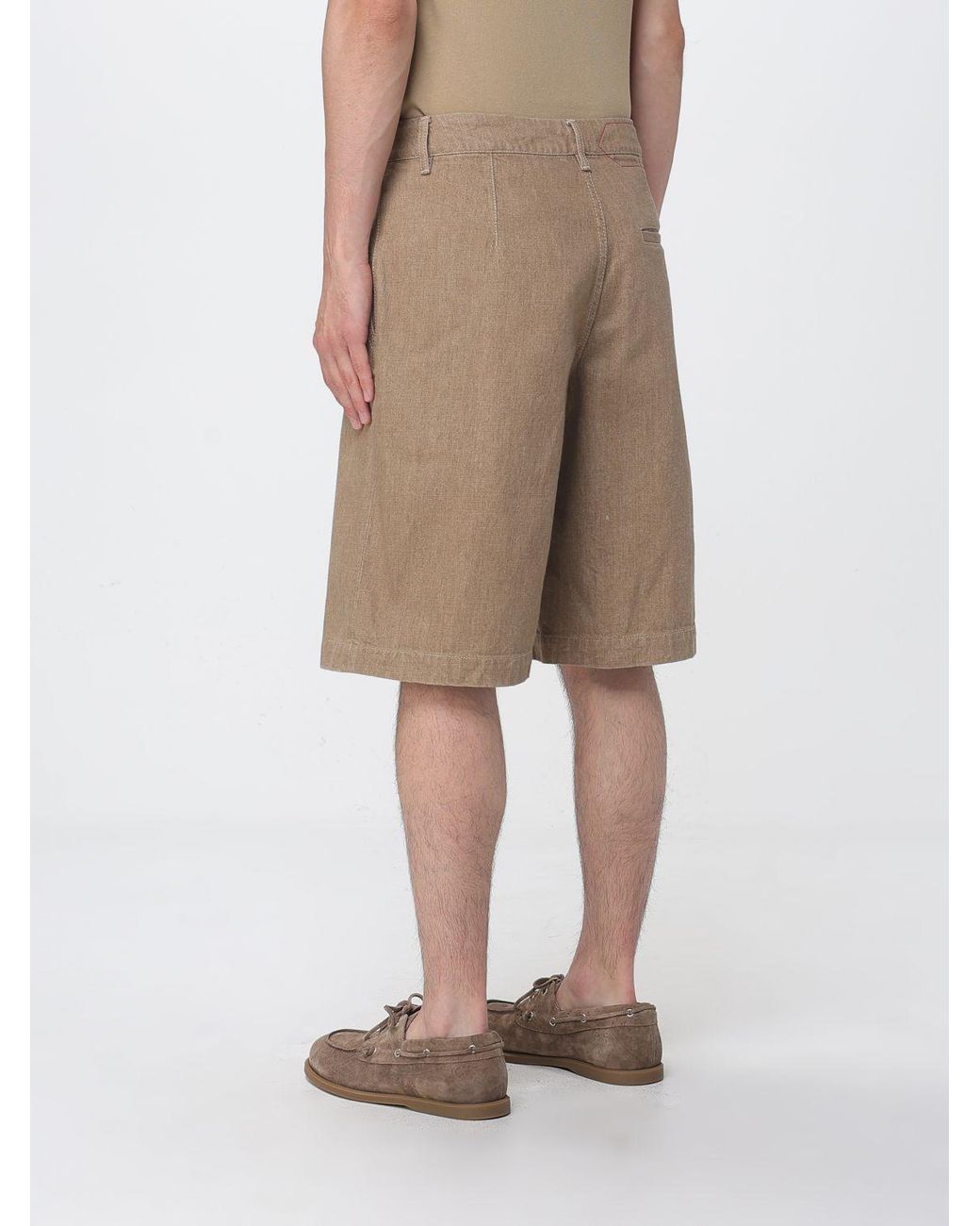 Jacquemus Natural Cotton Shorts for men