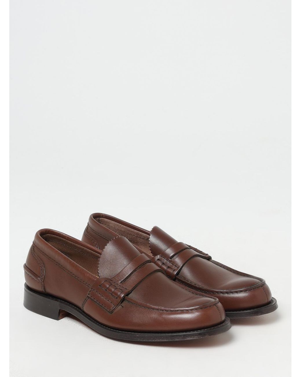 Church's Brown Leather Loafers for men