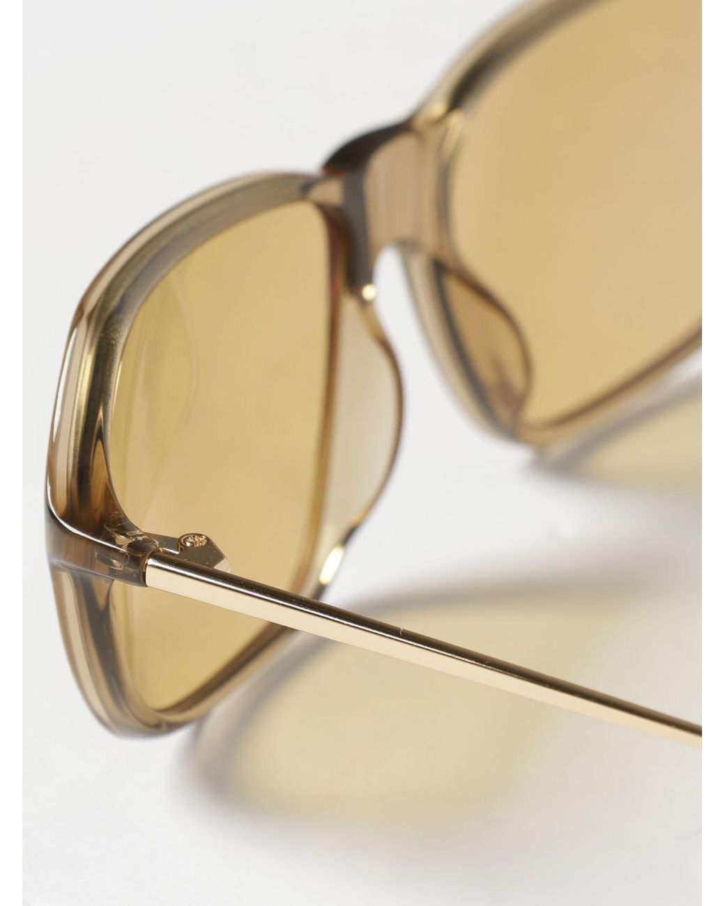 Jacquemus Natural Mimosa Aviator Sunglasses