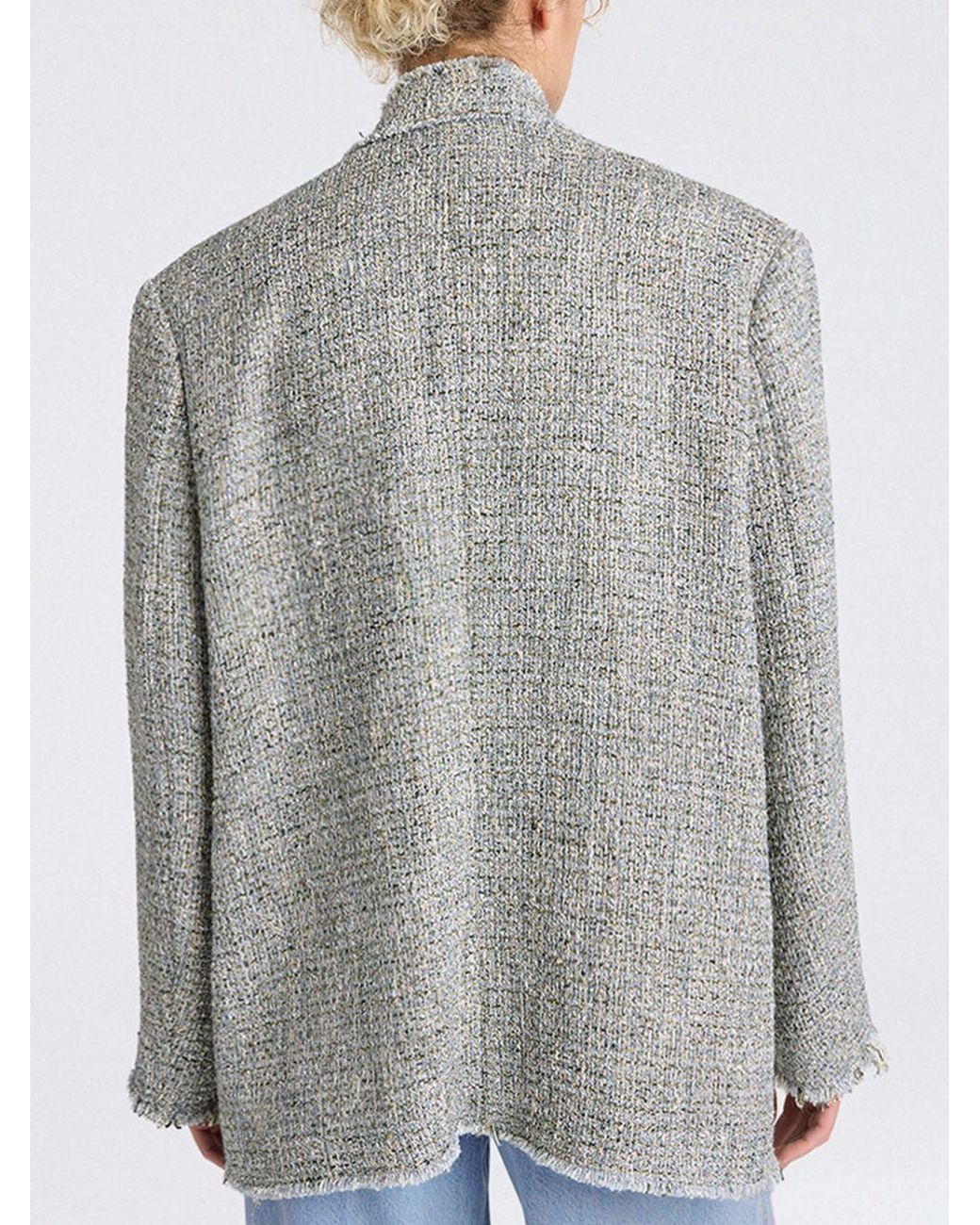 Momoní Gray MomonÌ Cotton Blend Blazer