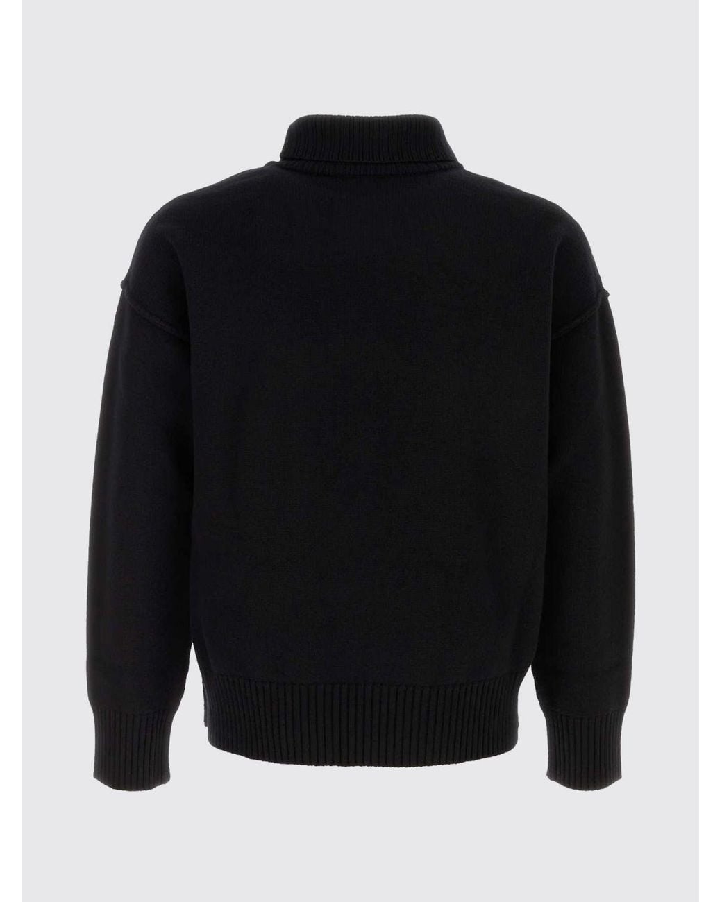 AMI Blue Turtleneck Pullover for men