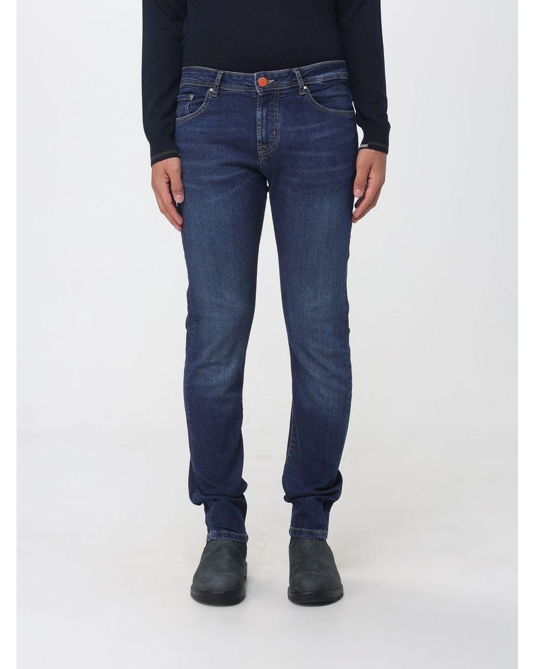 Manuel Ritz Blue Slim Fit Skinny Jeans for men