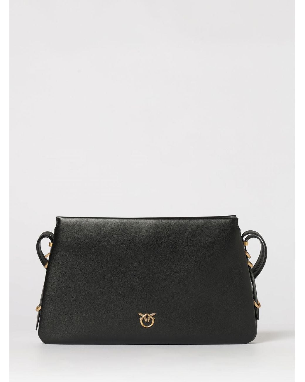 Pinko Black One, Two, Three Bag Shoulder Bag With Three Compartments