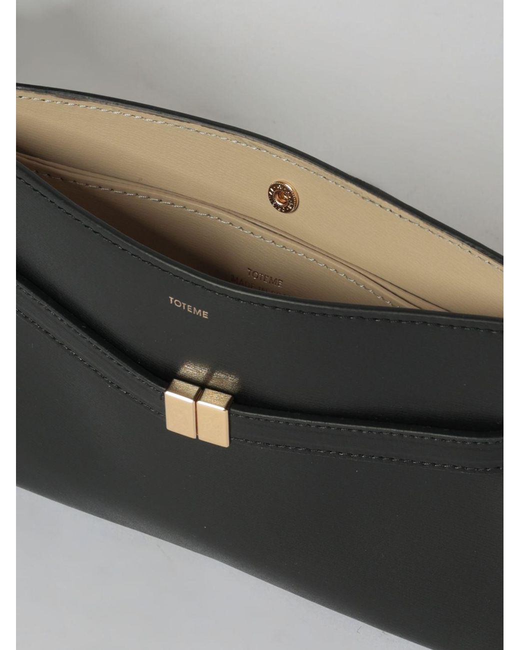Totême Gray Leather Bag