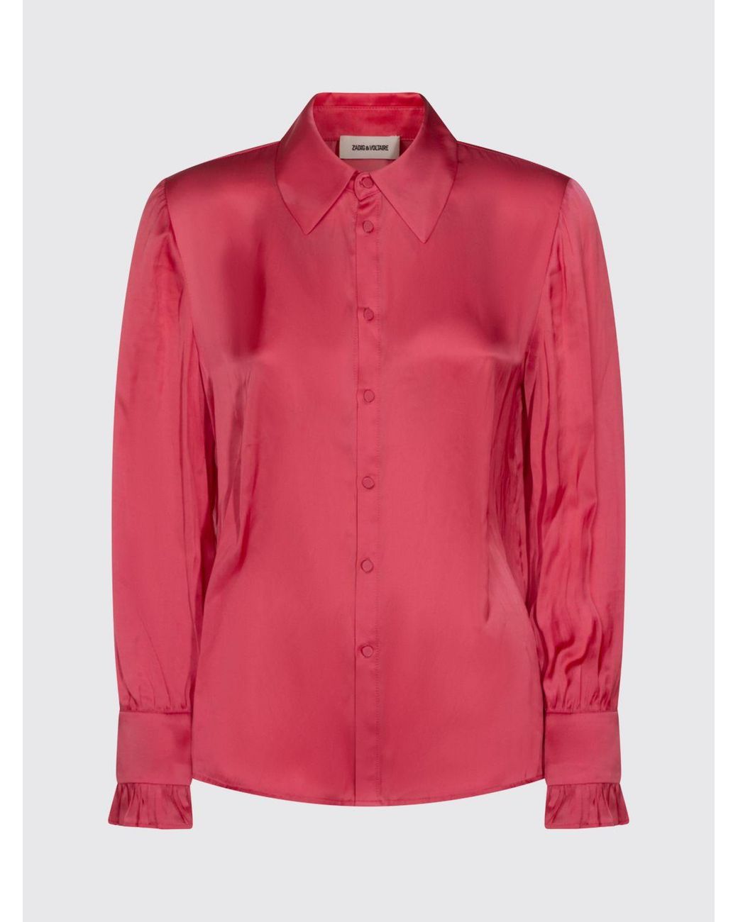 Zadig & Voltaire Pink Zadig &Amp Voltaire Satin Shirt