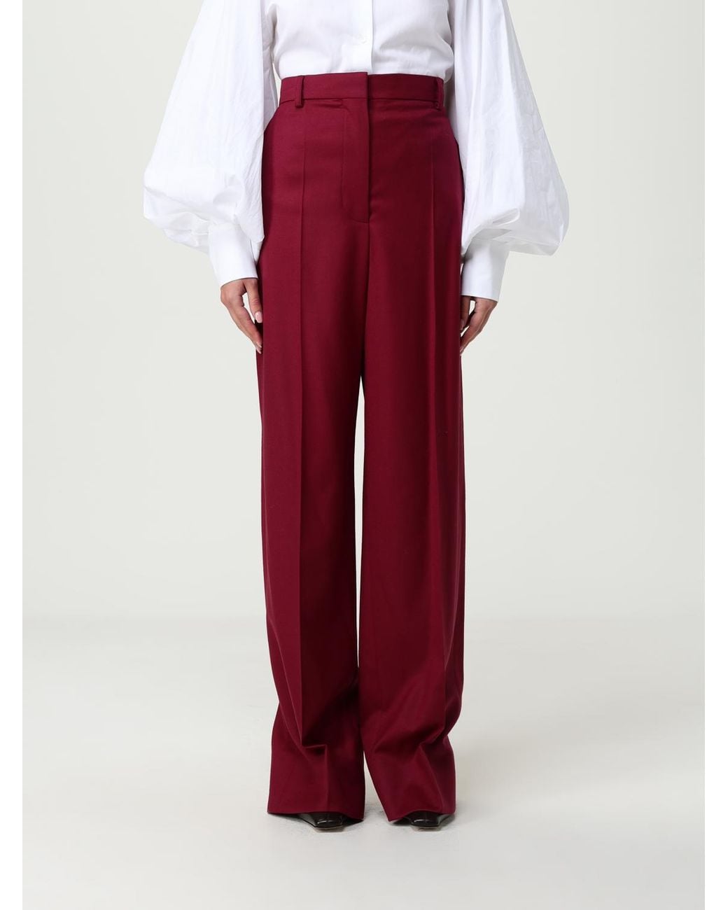 Stella McCartney Red Trousers