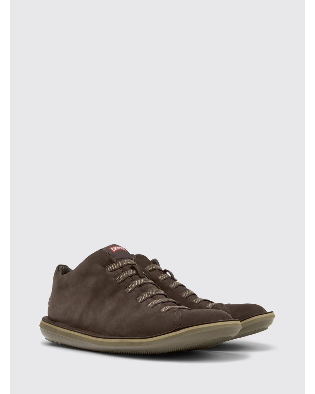 Camper Brown Beetle Outdoor Nubuck Ankle Boots With Xl Extralight Sole for men