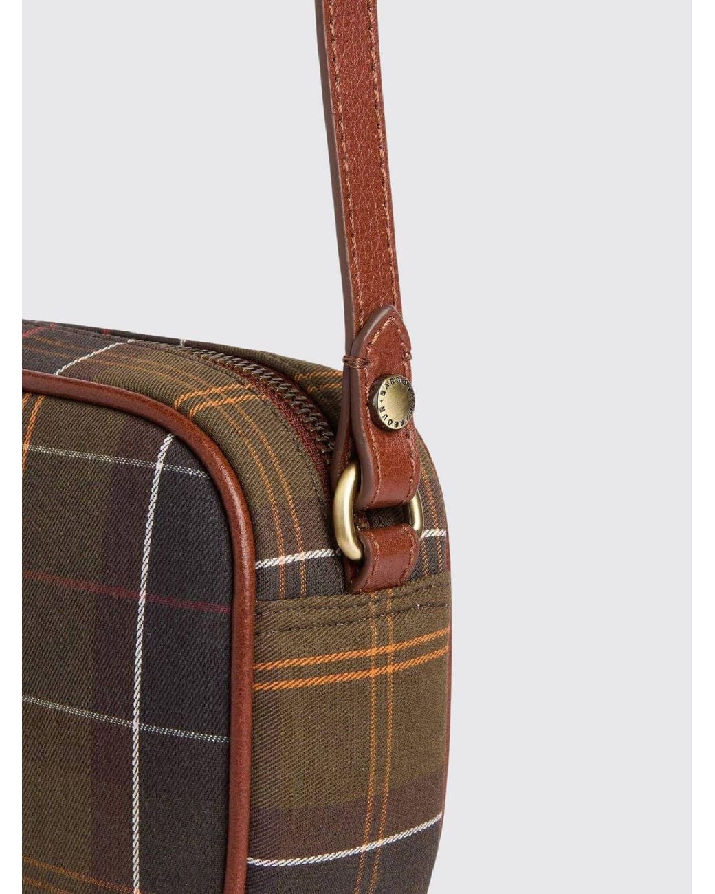 Barbour Brown Mini Crossbody Bag for men