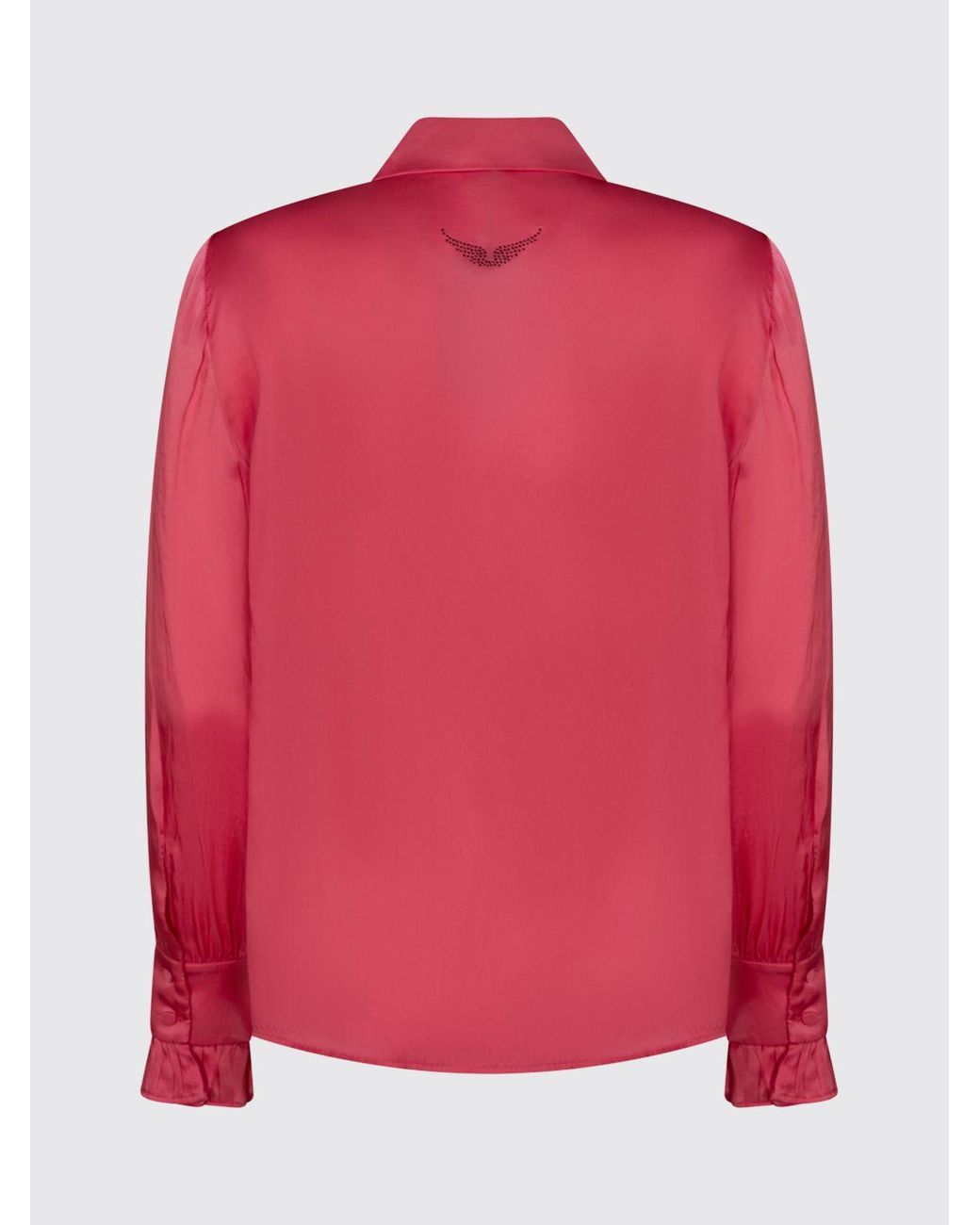 Zadig & Voltaire Pink Zadig &Amp Voltaire Satin Shirt