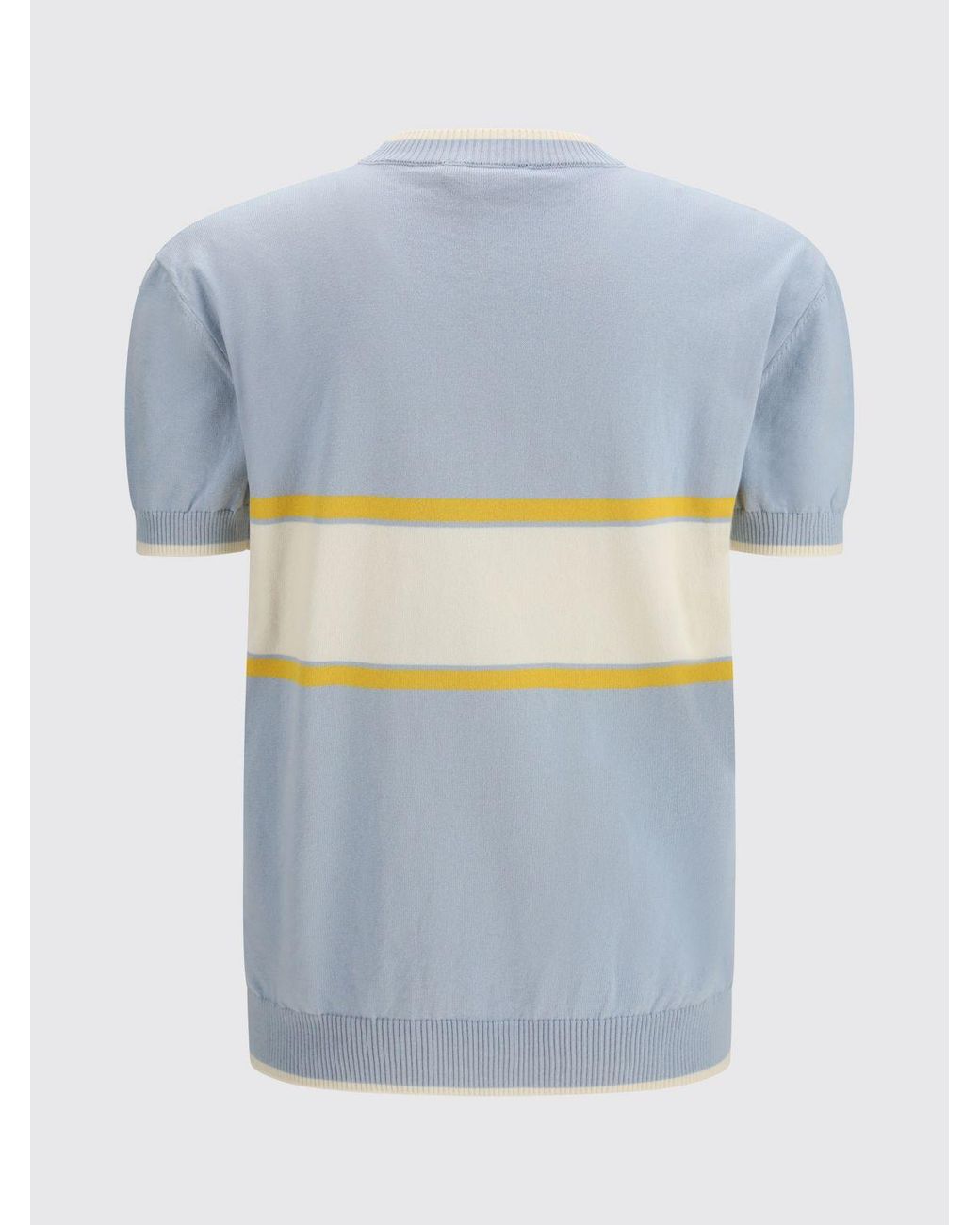 Gcds Blue Crew Neck Jumper for men