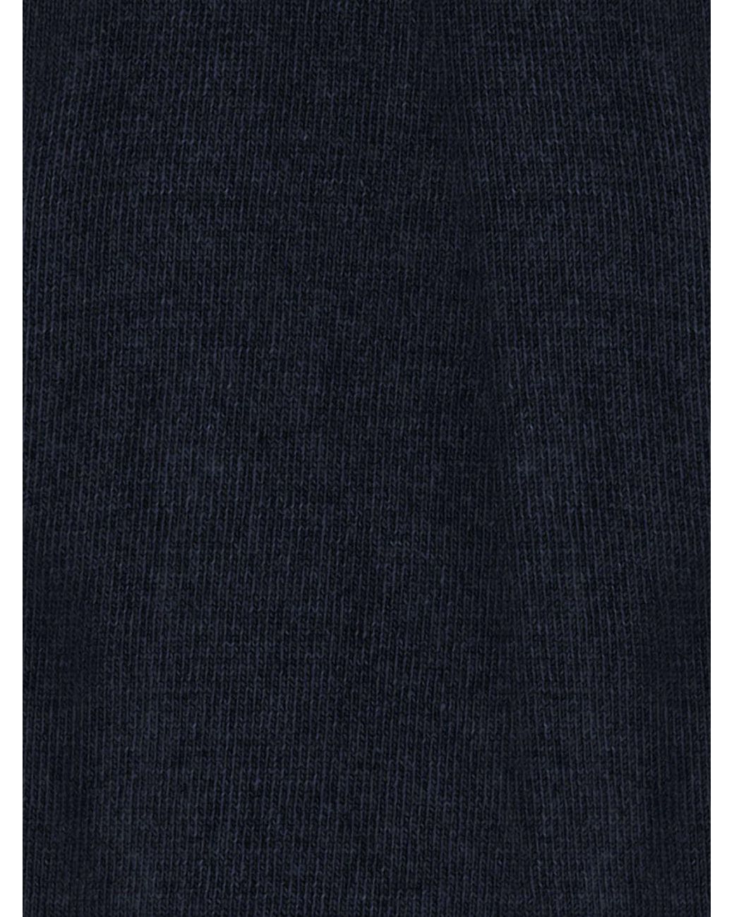 Jil Sander Blue Wool Blend Turtleneck Jumper With Long Sleeves And Ribbed Trims
