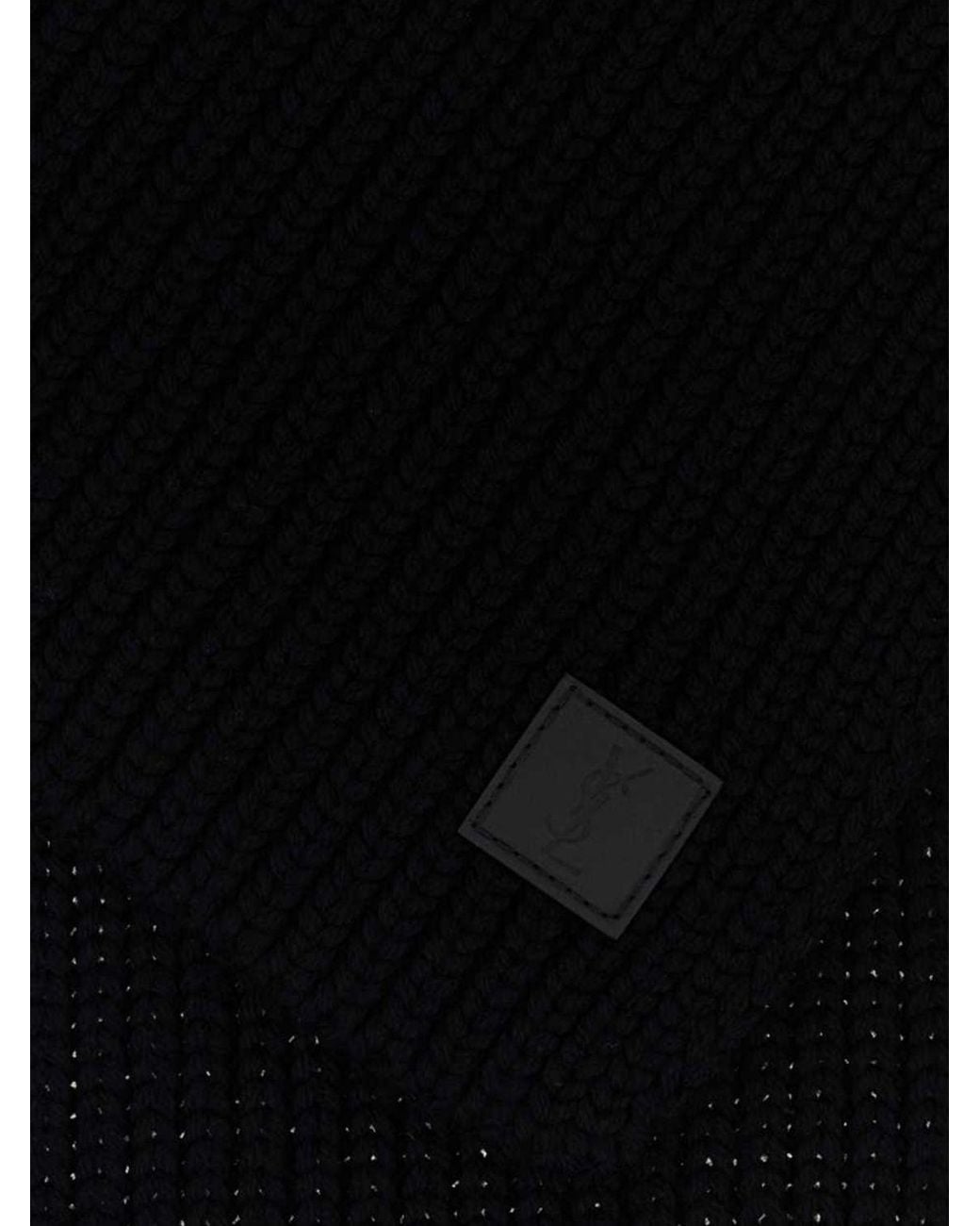 Saint Laurent Black Scarf for men