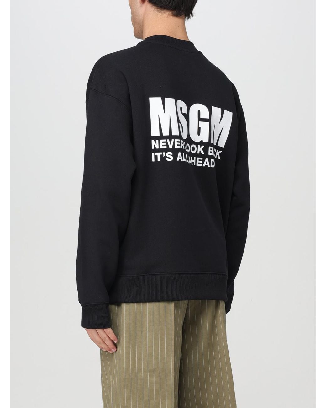 Sudadera Hombre MSGM de hombre de color Blue