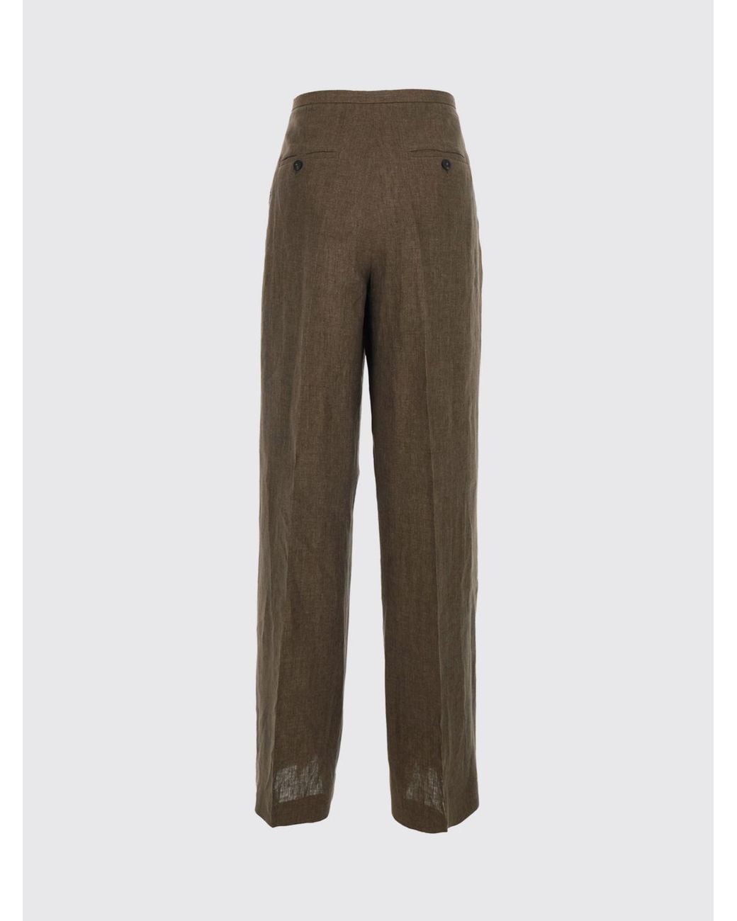 Rohe Natural High-Waisted Straight-Leg Trousers