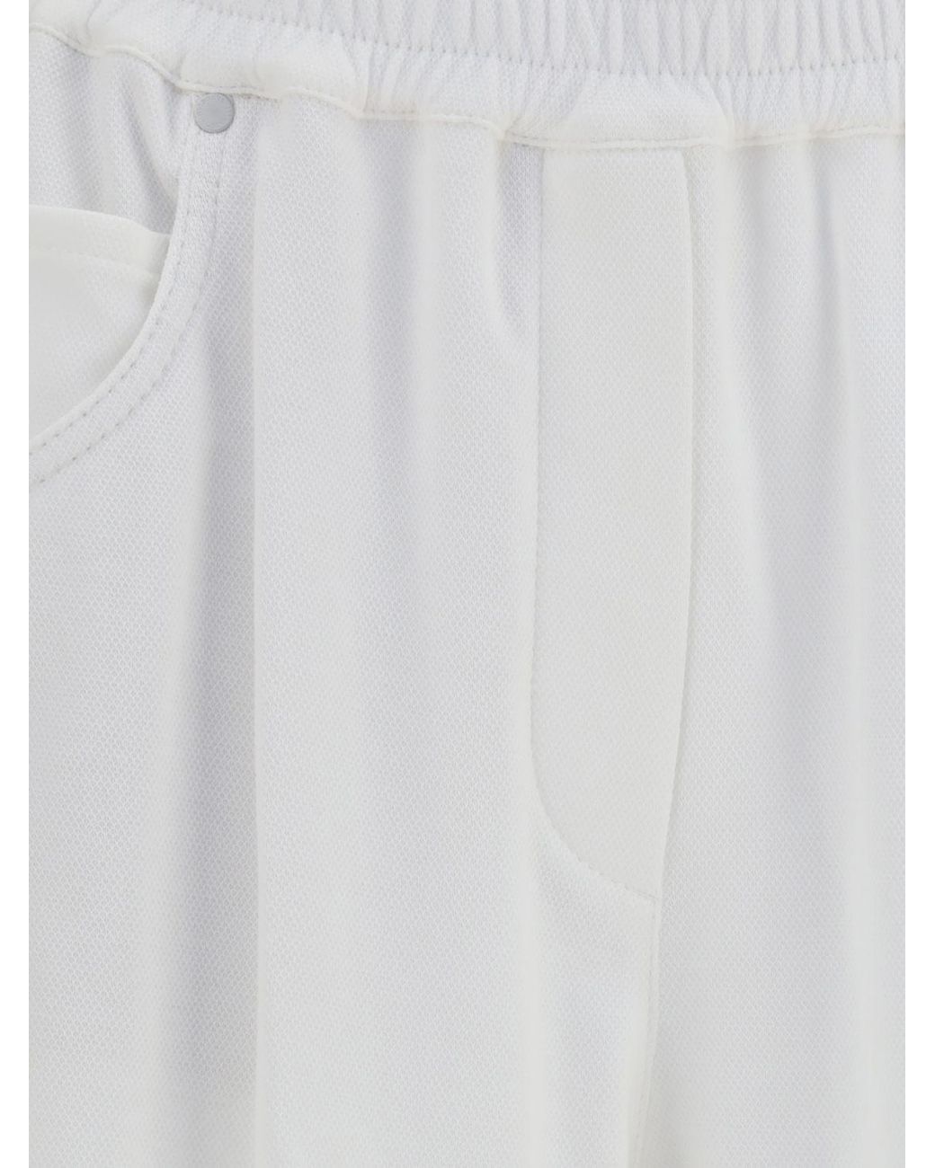 Brunello Cucinelli White Cotton Shorts