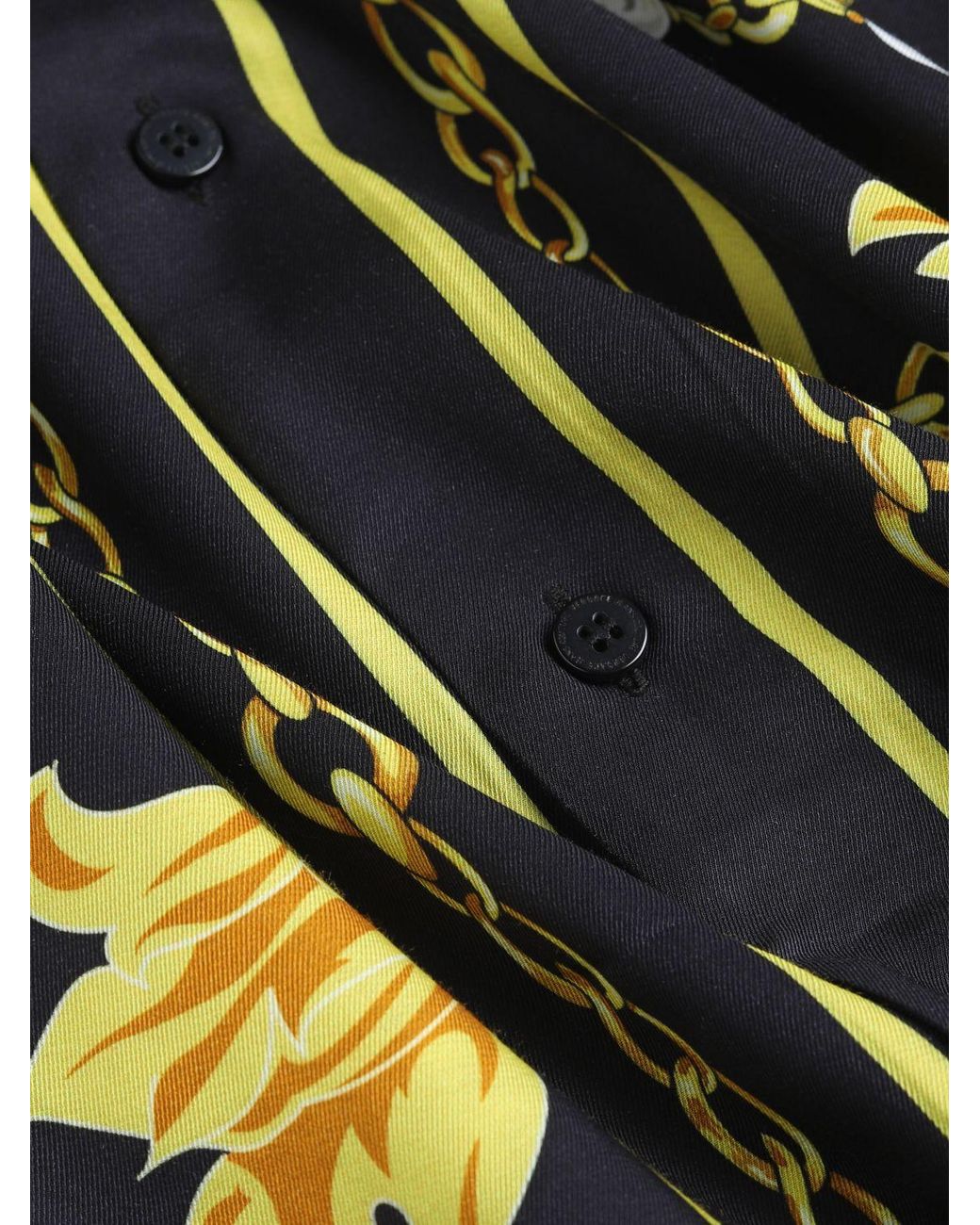 Versace Jeans Couture Black Chain Couture Shirt for men