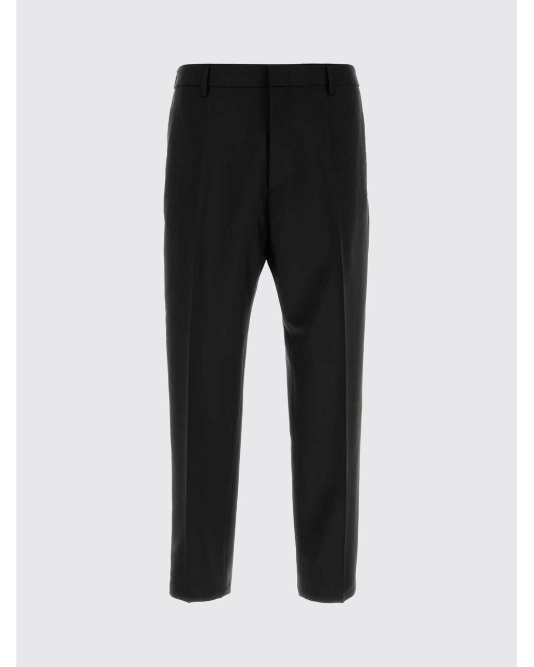 Jil Sander Black Slim Fit Tailored Trousers for men