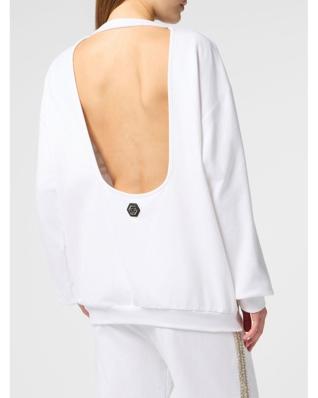Philipp Plein White Sweatshirt