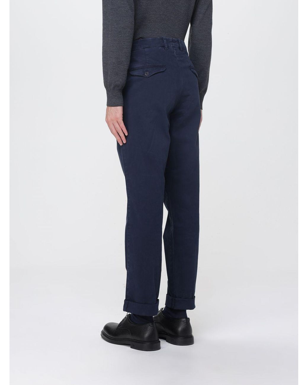 Mason's Blue Trousers for men