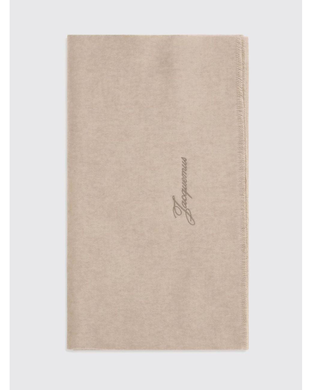 Sciarpa Uomo di Jacquemus in Natural da Uomo