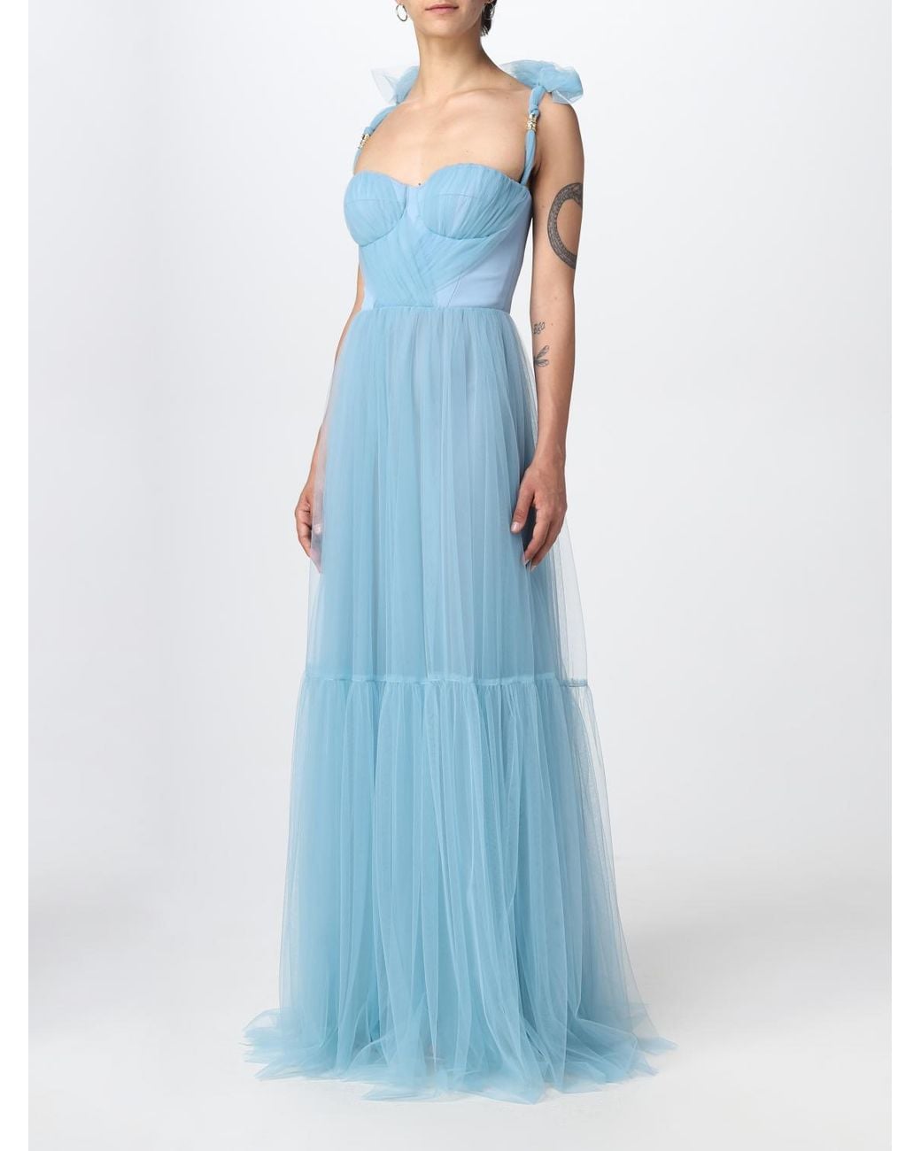 Elisabetta Franchi Blue Dress