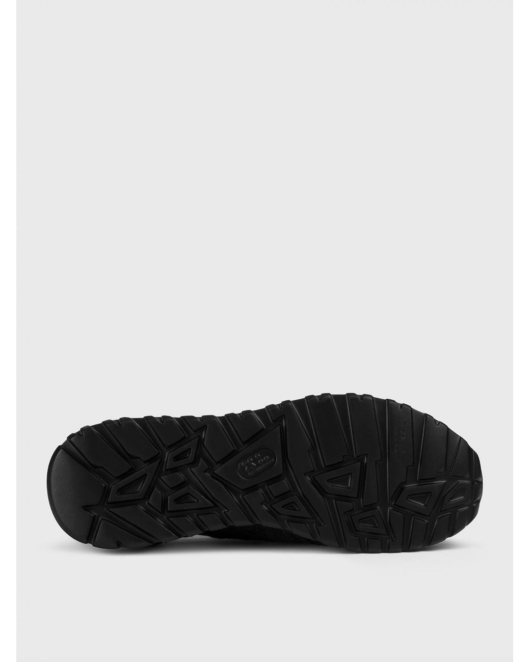 Doucal's Sneakers Aus Gehämmertem Leder Und Wollstrick in Black für Herren