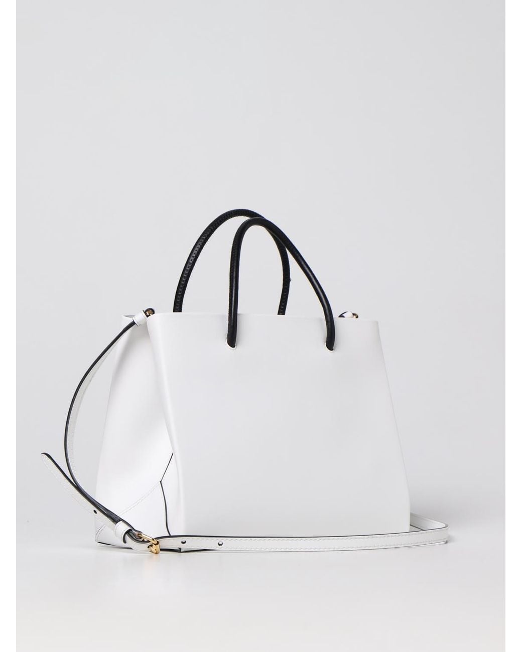 Moschino Couture White Tote Bags