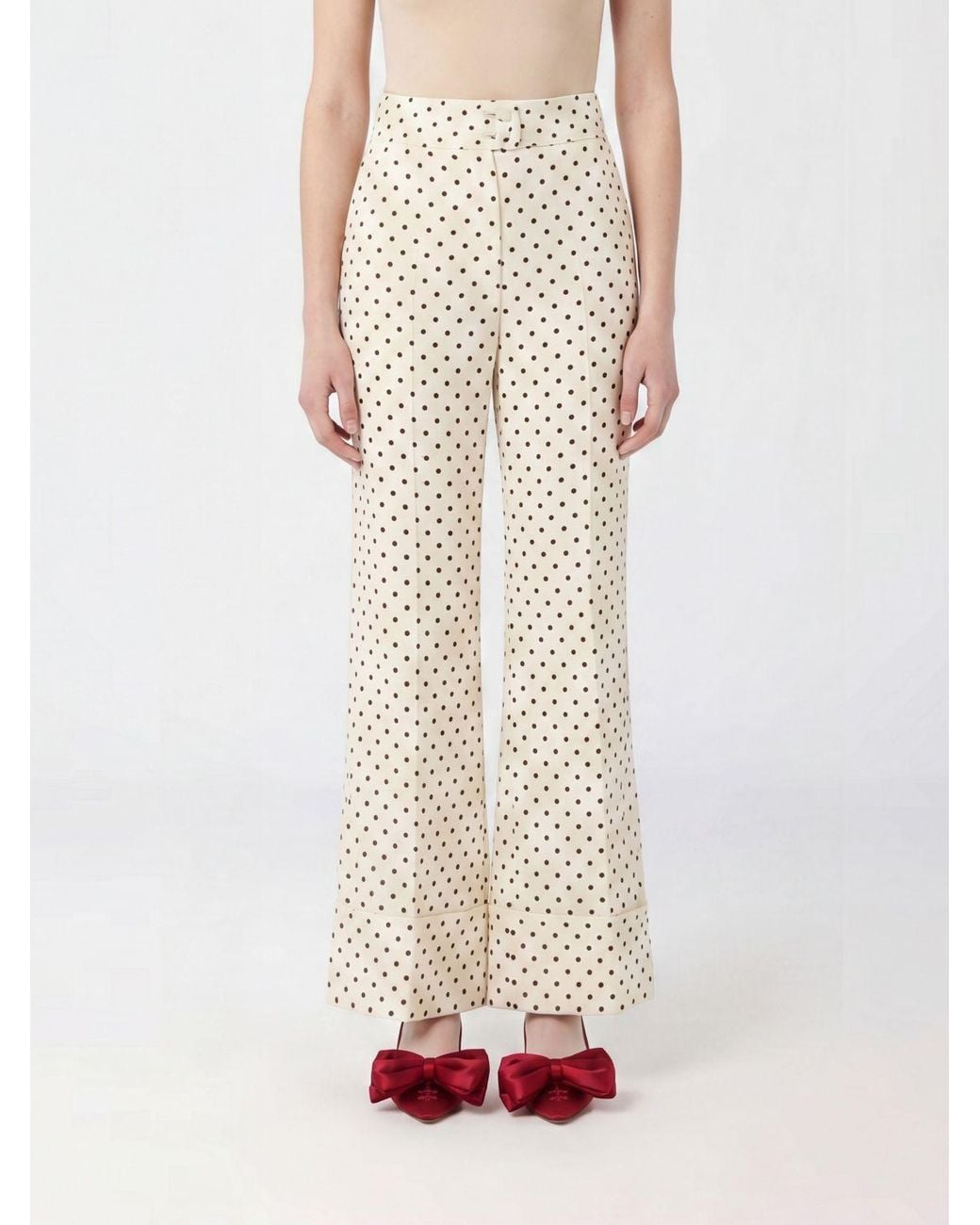 Valentino White Trousers
