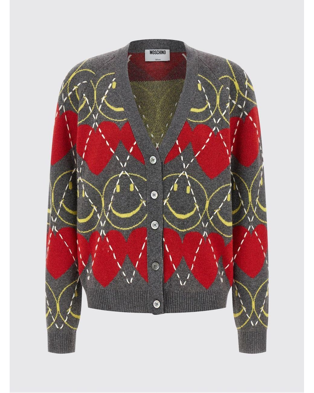 Moschino Couture Red Cardigan