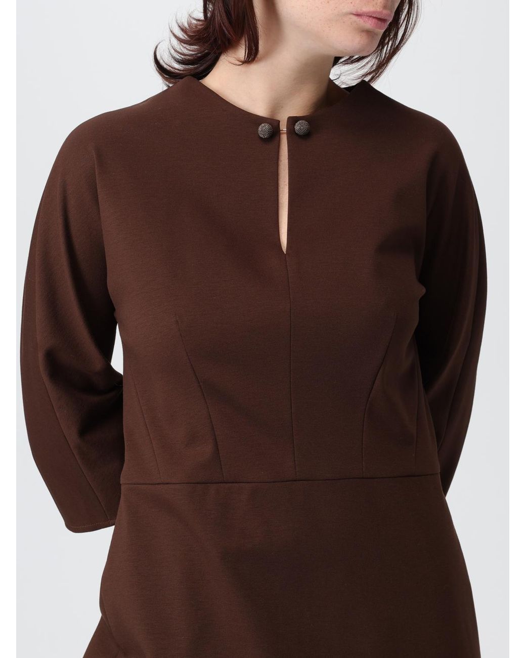 Fabiana Filippi Brown Dress