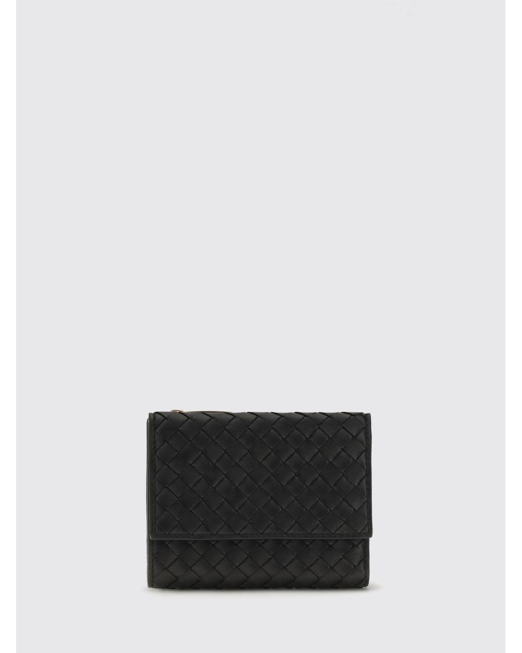 Bottega Veneta White Trifold Wallet