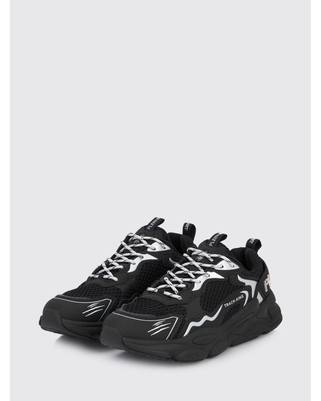 Philipp Plein Black Gen X.05 Mesh Sneakers for men