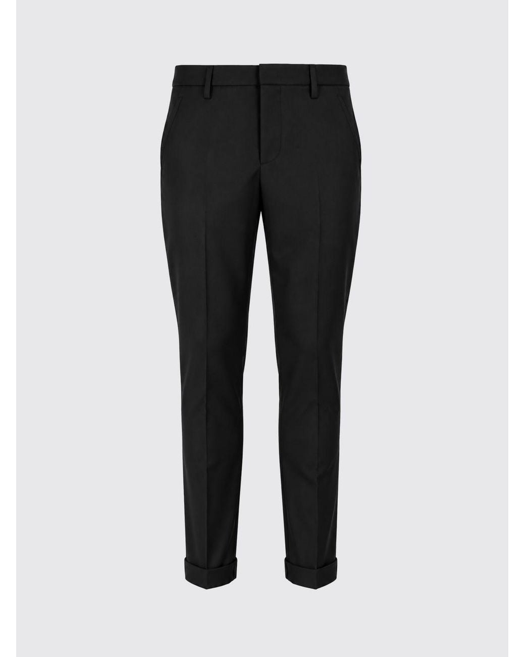 Dondup Black Gaubert Slim Fit Sartorial Pants for men