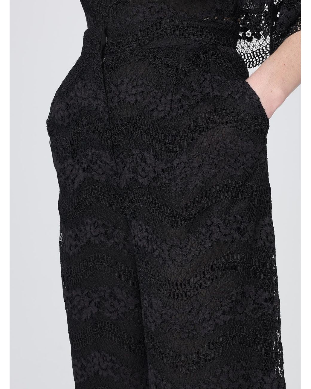 Twinset Black Lace Trousers