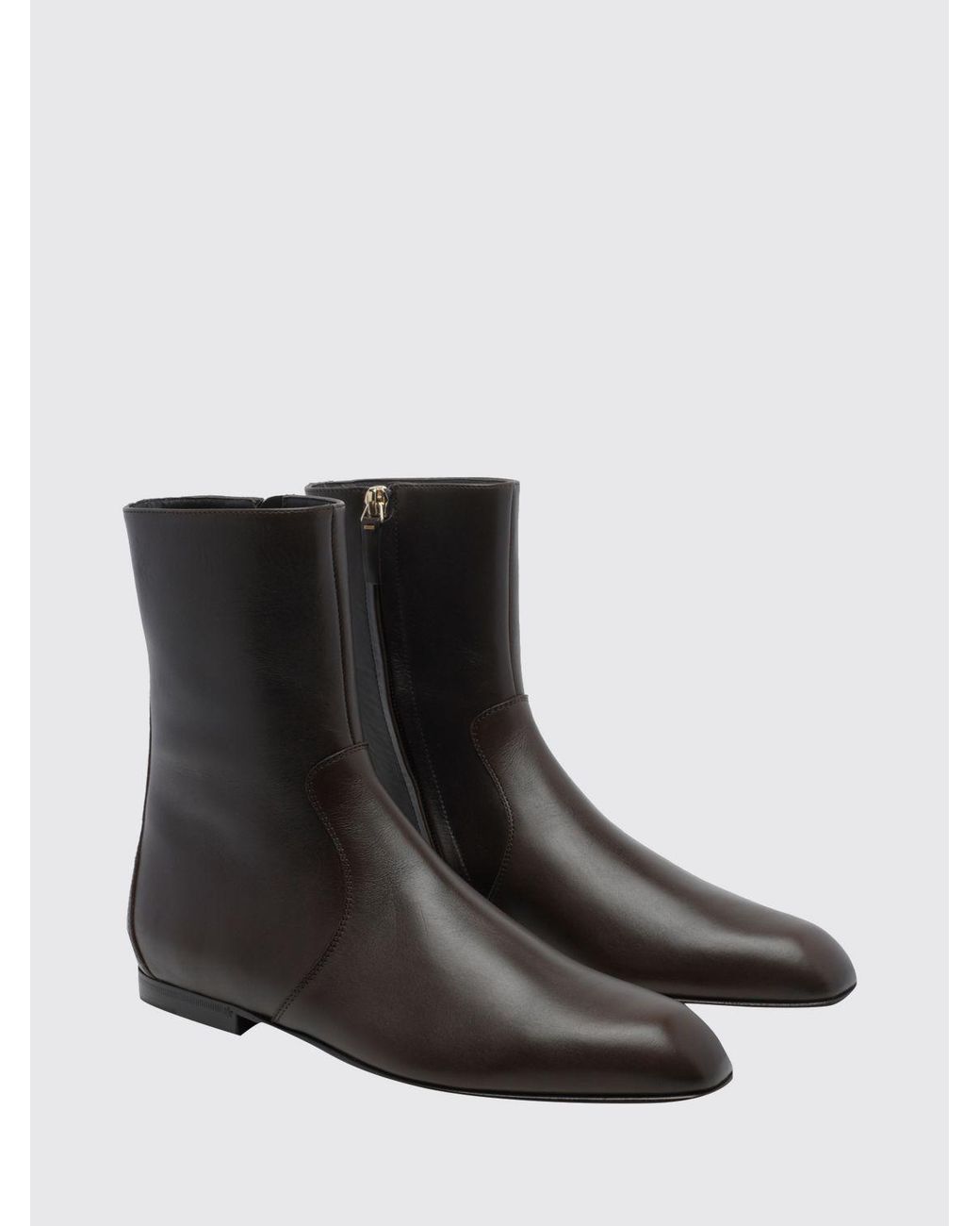 Khaite Black Colt Tapered-Toe Ankle Boots