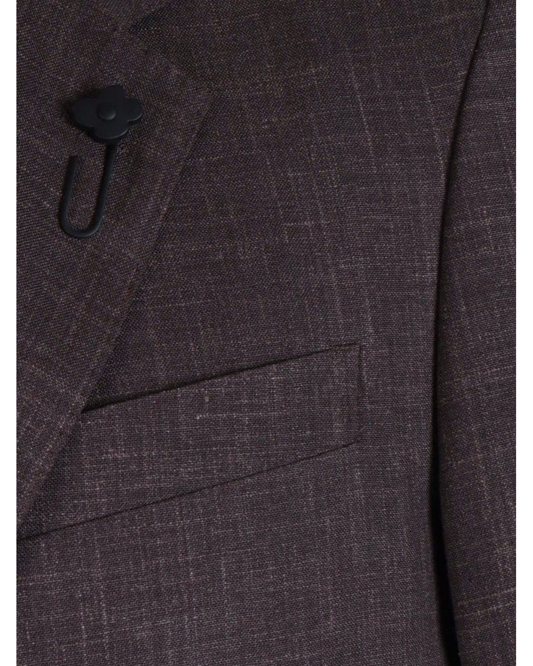 Lardini Gray Single-Breasted Blazer for men